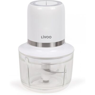 LIVOO Hachoir Électrique Sans Fil , 200 W, 1,2 L, Blanc LIVOO Hachoir Électrique Sans Fil , 200 W, 1,2 L, Blanc