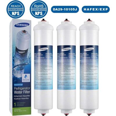OEM Confezione Da 3 Cartucce Filtro Per Frigorifero – Compatibili Con Samsung Da29-10105j, Hafex/exp Wsf-100, Da99-02131b, Ef9603, Haier, Lg OEM Confezione Da 3 Cartucce Filtro Per Frigorifero – Compatibili Con Samsung Da29-10105j, Hafex/exp Wsf-100, Da99-02131b, Ef9603, Haier, Lg