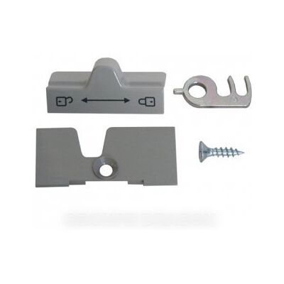 Dometic - Set di chiusura porta frigorifero - Grigio Dometic - Set di chiusura porta frigorifero - Grigio