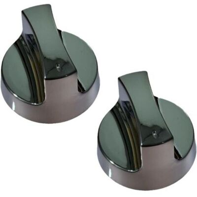 OEM Set Di 2 Manopole Universali Ø6 Mm Per Termostato Di Forno, Frigorifero E Congelatore, In Metallo Argentato, Compatibili Con Diversi Modelli. OEM Set Di 2 Manopole Universali Ø6 Mm Per Termostato Di Forno, Frigorifero E Congelatore, In Metallo Argentato, Compatibili Con Diversi Modelli.