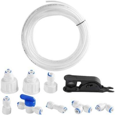 OEM Tubo Di Alimentazione Dell'acqua, Kit Di Connettori Universali Per Frigorifero, Set Di Collegamento Dell'acqua, Tubo Dell'acqua Per Frigorifero, Tubo Filtro Per Frigoriferi Europei/americani (15 M) OEM Tubo Di Alimentazione Dell'acqua, Kit Di Connettori Universali Per Frigorifero, Set Di Collegamento Dell'acqua, Tubo Dell'acqua Per Frigorifero, Tubo Filtro Per Frigoriferi Europei/americani (15 M)