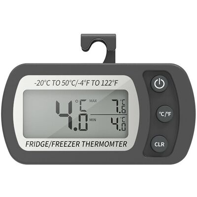 OEM Termometro Digitale Per Frigorifero, Display Lcd Di Facile Lettura, Funzione Di Registrazione Max/min, Termometro Per Congelatore Impermeabile Con Gancio, Guazhuni (nero) OEM Termometro Digitale Per Frigorifero, Display Lcd Di Facile Lettura, Funzione Di Registrazione Max/min, Termometro Per Congelatore Impermeabile Con Gancio, Guazhuni (nero)