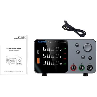 OEM Alimentatore Da Laboratorio, Ricarica Tramite Usb-a E Type-c, Uscita Regolabile, Tps605 60v 5a OEM Alimentatore Da Laboratorio, Ricarica Tramite Usb-a E Type-c, Uscita Regolabile, Tps605 60v 5a