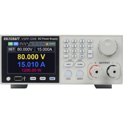 VOLTCRAFT Vspp-1208 Alimentatore Da Laboratorio Regolabile Da 19 0 - 80 V/dc 0 - 30 A 1200 W Usb , Rs-485, Lan Program VOLTCRAFT Vspp-1208 Alimentatore Da Laboratorio Regolabile Da 19 0 - 80 V/dc 0 - 30 A 1200 W Usb , Rs-485, Lan Program