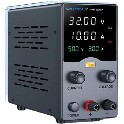 OEM Alimentatore Da Laboratorio, Tensione Regolabile, Uscita Usb Con Display, 0-32v 0-10a, Spina Eu-b 220v OEM Alimentatore Da Laboratorio, Tensione Regolabile, Uscita Usb Con Display, 0-32v 0-10a, Spina Eu-b 220v