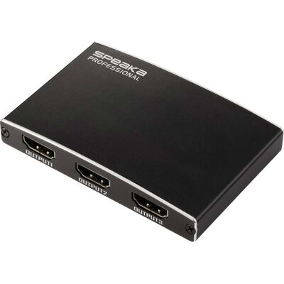SpeaKa Professional Sp-hdmis-210 3 Porte Distributore, Splitter Hdmi Predisposto Ultra Hd 3480 X 2160 Pixel Nero SpeaKa Professional Sp-hdmis-210 3 Porte Distributore, Splitter Hdmi Predisposto Ultra Hd 3480 X 2160 Pixel Nero