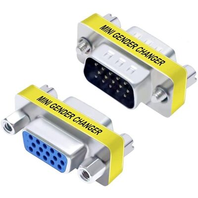 Manhattan Mini Gender Changer Vga Gender Changer Db 15 Poli Hd M/f Manhattan Mini Gender Changer Vga Gender Changer Db 15 Poli Hd M/f