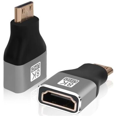 OEM Adattatore Mini Hdmi 8k, 2 Pezzi Adattatore Mini Hdmi Maschio A Hdmi Femmina, Compatibile Con I Computer Portatili, Tablet, Videocamere, Monitor E Tv, 8k@60hz, 4k@120hz OEM Adattatore Mini Hdmi 8k, 2 Pezzi Adattatore Mini Hdmi Maschio A Hdmi Femmina, Compatibile Con I Computer Portatili, Tablet, Videocamere, Monitor E Tv, 8k@60hz, 4k@120hz