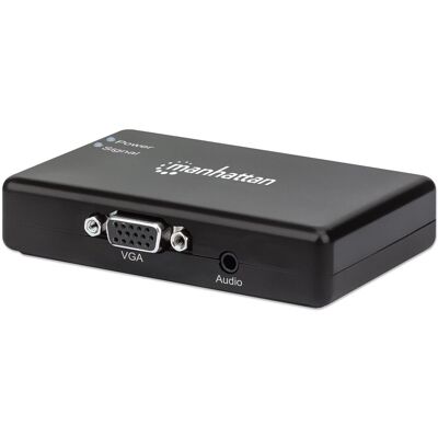 Manhattan Convertitore Audio Video Da Vga A Hdmi Manhattan Convertitore Audio Video Da Vga A Hdmi