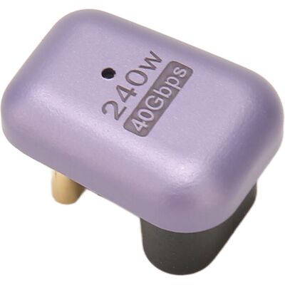 OEM Adattatore Usb Type-c A Forma Di U A 180 Gradi, Maschio E Femmina, Supporta La Ricarica Rapida Pd Da 240 W, Velocità Di Trasferimento Dati Di 40 Gbps, Uscita Video 8k, Universalmente Applicabile A Lap OEM Adattatore Usb Type-c A Forma Di U A 180 Gradi, Maschio E Femmina, Supporta La Ricarica Rapida Pd Da 240 W, Velocità Di Trasferimento Dati Di 40 Gbps, Uscita Video 8k, Universalmente Applicabile A Lap