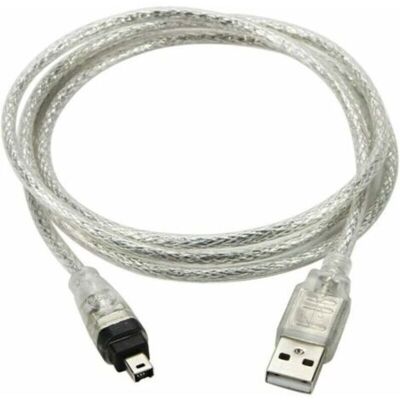ENLENK Cavo Adattatore Da Usb Maschio A Firewire Ieee 1394. 4 Pin Maschio Ilink Per Sony Dcr-trv75e Dv, Di Debuns ENLENK Cavo Adattatore Da Usb Maschio A Firewire Ieee 1394. 4 Pin Maschio Ilink Per Sony Dcr-trv75e Dv, Di Debuns