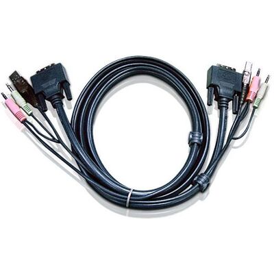 Aten - Dvi-d Usb Kvm Cable 3m (2l-7d03u) Aten - Dvi-d Usb Kvm Cable 3m (2l-7d03u)