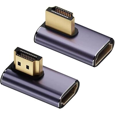 OEM Adaptateur Hdmi 8k À 90 Degrés, Angle Gauche Et Droit, Connecteur D'Extension Hdmi Mâle Vers Femelle Avec 8k @ 60 Hz, (gauche Et Droite) OEM Adaptateur Hdmi 8k À 90 Degrés, Angle Gauche Et Droit, Connecteur D'Extension Hdmi Mâle Vers Femelle Avec 8k @ 60 Hz, (gauche Et Droite)