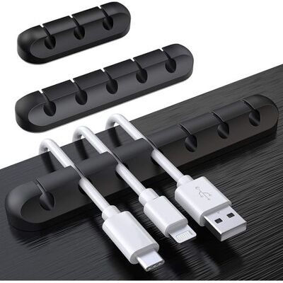 OEM Clip Organizer Per Cavi Da Scrivania, Confezione Da 3, Supporto Per Cavi, Organizer Per Cavi, Gestione Cavi, Contenitore Per Cavi Di Caricabatterie Usb/mouse/cuffie/pc OEM Clip Organizer Per Cavi Da Scrivania, Confezione Da 3, Supporto Per Cavi, Organizer Per Cavi, Gestione Cavi, Contenitore Per Cavi Di Caricabatterie Usb/mouse/cuffie/pc