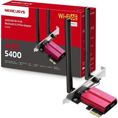 TP-Link Mercusys Ma86xe V2 Pcie Adattatore Axe5400mbps TP-Link Mercusys Ma86xe V2 Pcie Adattatore Axe5400mbps