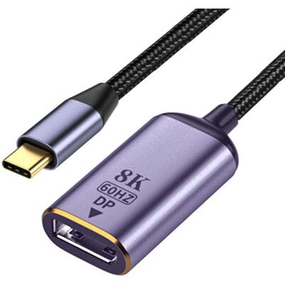 OEM Cy Adaptateur Usb C Vers Displayport, Usb 4 Type C Source Vers Dp Displayport Femelle Câble Display 8k 60hz Uhd 4k Moniteur Displays Adaptateur OEM Cy Adaptateur Usb C Vers Displayport, Usb 4 Type C Source Vers Dp Displayport Femelle Câble Display 8k 60hz Uhd 4k Moniteur Displays Adaptateur