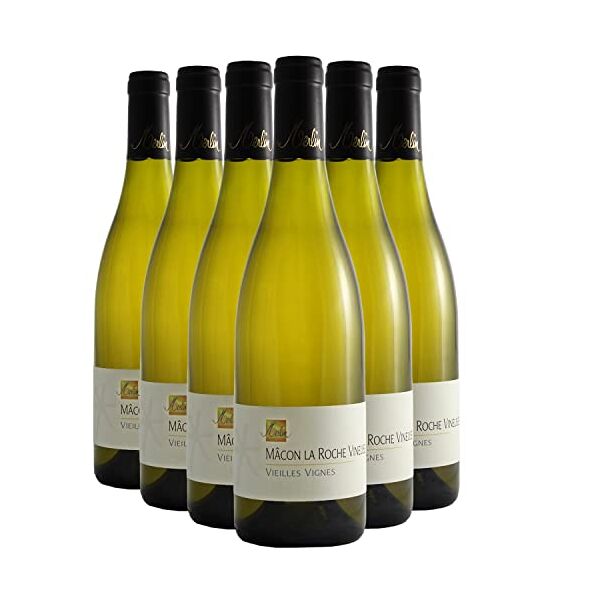 generico mâcon la roche-vineuse vieilles vignes bianco 2019 - domaine olivier merlin - dop - borgogna - francia - vitigni chardonnay - 12x75cl