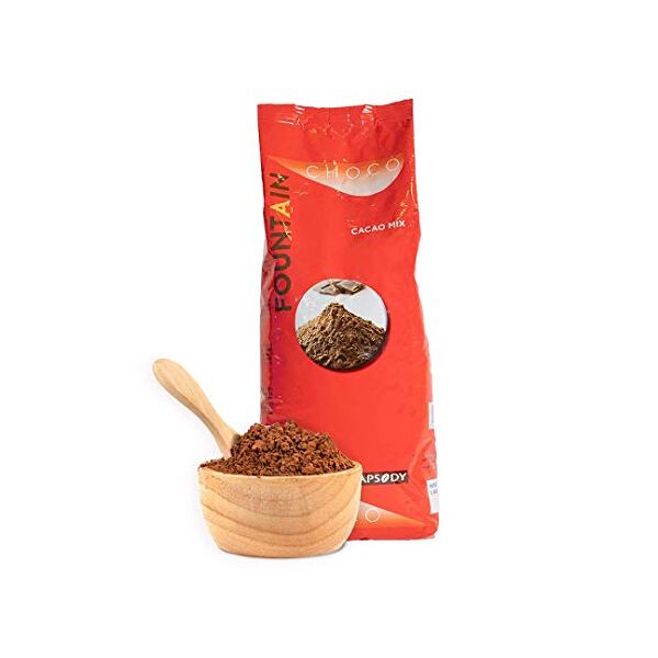 fountain cacao mix 1 kg – cacao in polvere compatibile con tutti i tipi di macchine. ricetta gustosa da mescolare con acqua o latte.