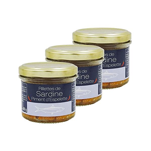 agidra set di 3 sardine al peperoncino di spelette – vasetto 90 g