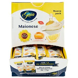 Gaia Maionese Classica In 102 Bustine Monodose Da 12G - 1220 Gr