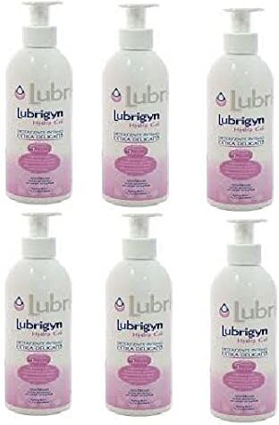 6 LUBRIGYN HYDRA GEL DETERGENTE INTIMO DELICATO 400ML PER TUTTA LA FAMIGLIA