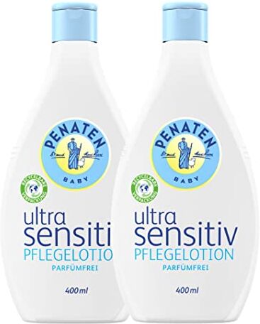 Penaten ULTRA SENSIBILI cura lozione senza profumo 400ML / cura lozione corpo senza profumo per hochsensible babyhaut (2 x 400ml)