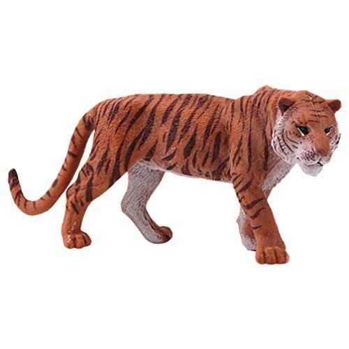 TOYANDONA Figurine di Tigre in Miniatura Solida Ornamenti Modello di Fauna Selvatica Foresta Favori di Partito per Il Giardino Delle Fate Tavolo Decorazioni per La Casa Giocattolo per Bambini