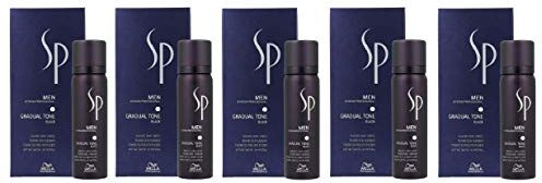 Wella Professionals SP Just Men Gradual Tone Pigment Mousse Nero, 60 + 30 ml