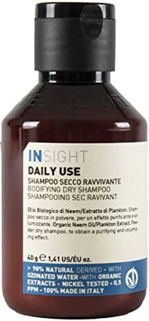 Insight - Daily Use - Shampoo Secco Ravvivante - Adatto a tutti i tipi di capelli - 40 gr