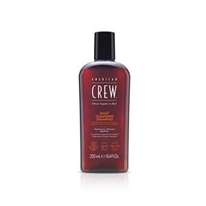 American Crew Daily Cleansing Shampoo Uomo Men Haircare Detergente e Purificante per Cuoio Capelluto e Capelli da Normali a Grassi - 250 ml