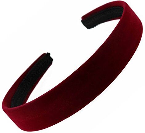 Pritties Accessories Borgogna Velvet Feel Alice Hair Band Headband 2.5cm (2,5cm) Wide