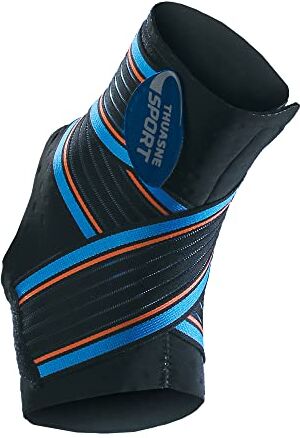 Thuasne Sport - Cavigliera per caviglia, colore nero, taglia S