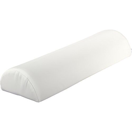 MOVIT XXL cuscino per il collo supporto per il collo rotondo 69 x 23 x 11 cm rotolo di posizionamento rotolo per le ginocchia mezzo rotolo, bianco