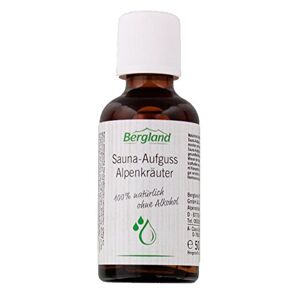 Bergland Wellness - Acqua aromatizzata per sauna, aroma: erbe alpine, 50 ml