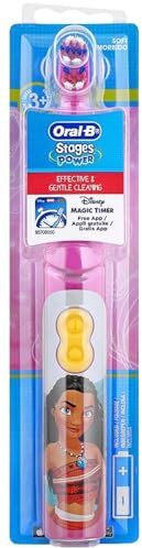 Oral-B Stages Power Disney Princess Spazzolino da Denti a Batteria con App Timer per Bambini Princess