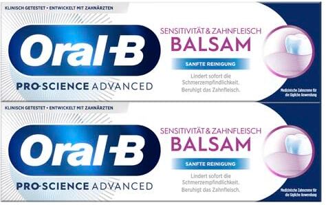 DoppelpackOral-B Sensitivity & Gengive Balsamo per la pulizia delicata Dentifricio 2 x 75 ml