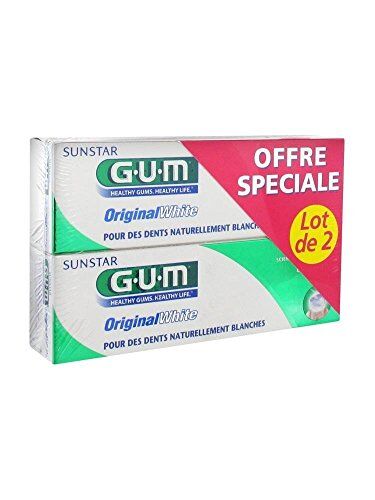 GUM Original White Dentifricio 2 x 75ml