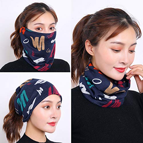 plhzh Multifunctional Scarf, Mask, Sports Neck Guard, Headscarf, Nose Bridge, Stylish And Cool Color Design, Suitable For Men And Women (buy One Get One Free For 19 Patterns)