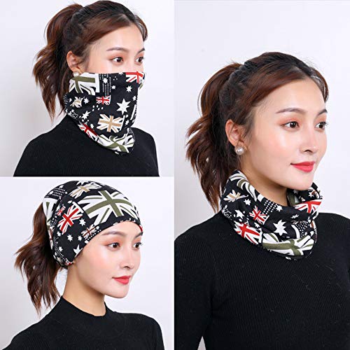 plhzh Multifunctional Scarf, Mask, Sports Neck Guard, Headscarf, Nose Bridge, Stylish And Cool Color Design, Suitable For Men And Women (buy One Get One Free For 19 Patterns)