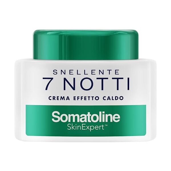 somatoline skinexpert, snellente 7 notti crema effetto caldo, trattamento corpo anticellulite, ultra intensivo con estratto di alga rossa, 250ml