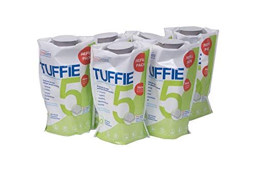 Vernacare, salviette Tuffie 5,in contenitore flessibile, 6 confezioni da 150(etichetta in lingua italiana non garantita)