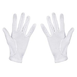 Dollar Store Confezione da 6 paia di guanti idratanti 100% cotone bianco per idratare le mani taglia M