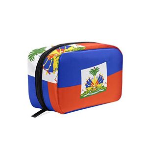 MONTOJ Trousse Haiti Flag make up astuccio con zip