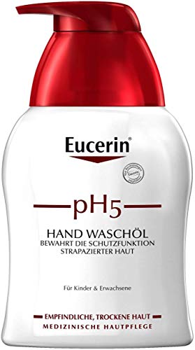 Eucerin pH5 Olio detergente per pelli sensibili, da 250 ml (etichetta in lingua italiana non garantita)