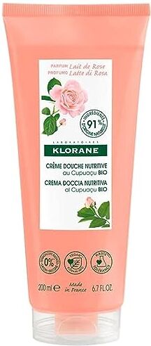 Klorane Crema Doccia al Latte di Rosa - 200 ml