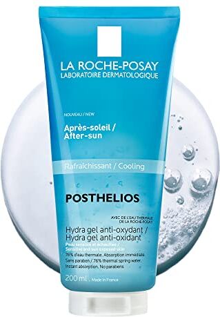 La Roche Posay-Phas(L'Oreal) Posthelios Wat Gel, Bianco, 200 Millilitro