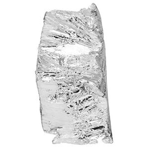Gedourain Zinco metallico granulare di grado reagente, metallo di zinco di elevata purezza 99,995%, lingotto campione di blocco di grumi da 1 kg / 2,2 libbre Grumo di zinco per la produzione per