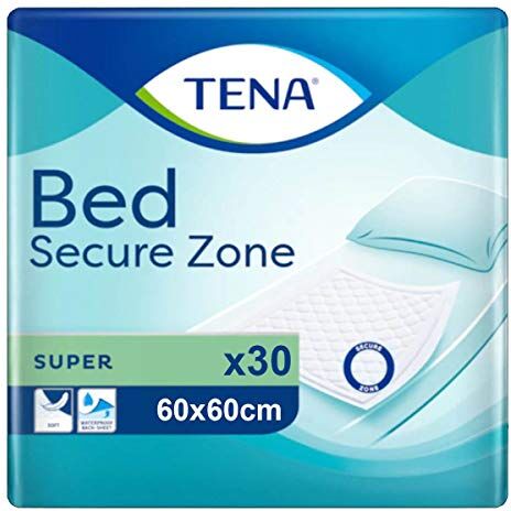 TENA Bed Super 60x60cm (1570ml) Pack of 30 by SCA