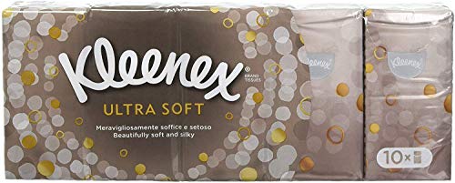 Kleenex Ultra Soft Fazzoletti, Soffici e Setosi, 50 Pacchetti