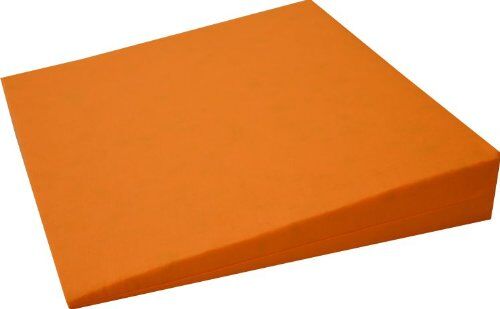 Sundo Homecare GmbH ORTOPEDICO CUSCINO A CUNEO Cuscino Cuscino Cuscino a cuneo seduta ZEPPA CON 100% rivestimento di cotone - Arancione